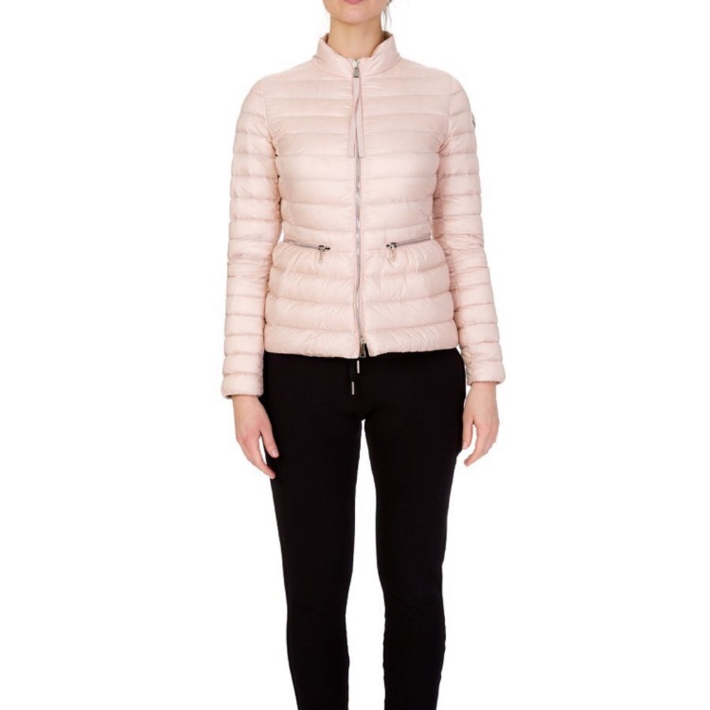 Authentic Moncler pink down jacket